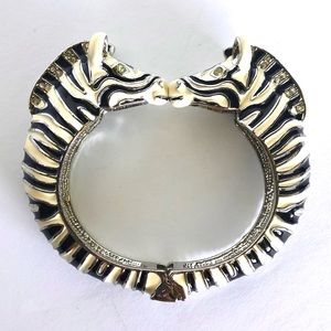 Juicy Couture Zebra Hinged Bracelet
